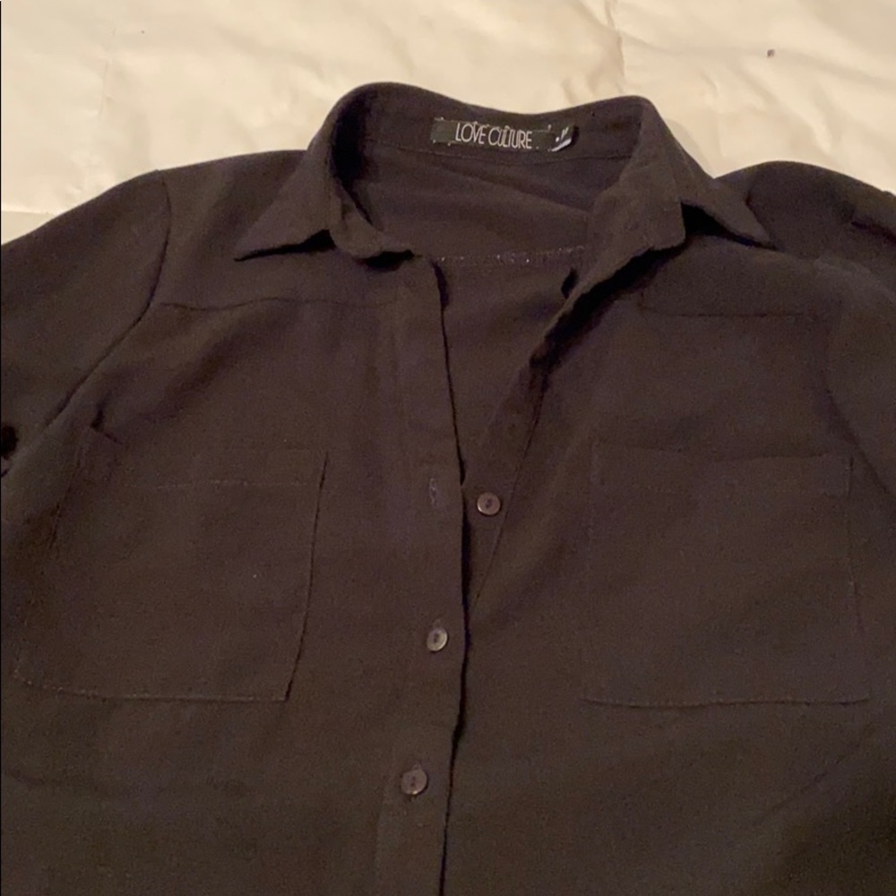 Black button down - Picture 3 of 3